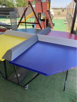 POLY PONG Table Tennis Table Indoor Outdoor Family Fun, Parties, Schools