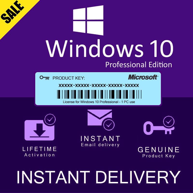 Windows 10 Pro Key Instanted