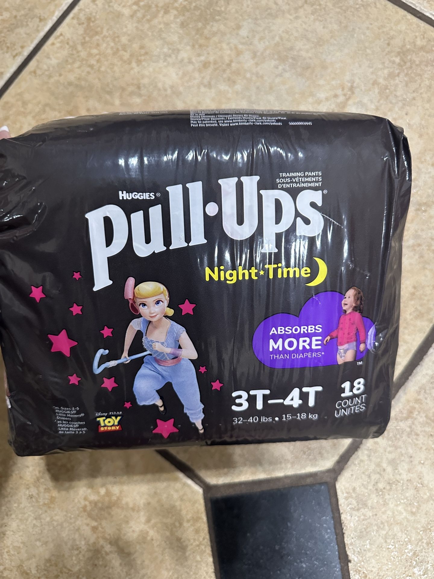 Pull-ups Night Time 3-4t $8