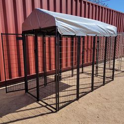 8X4X6 Large Outdoor Dog Cage Kennel Playpen With Shade