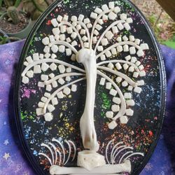 bone art- hand made, wall hanging