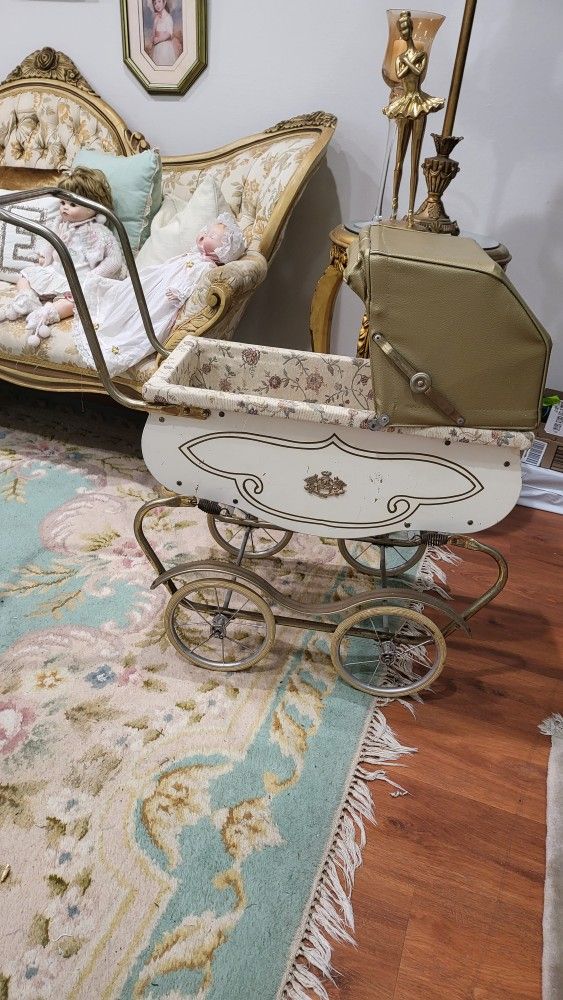 Antique Doll Stroller 