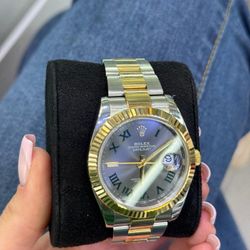 Rolex Datejust 41  "Wimbledon" dial with Roman numeral hour markers 2018 Please Don't Haggle Price)