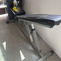 Weight Bench And Weights