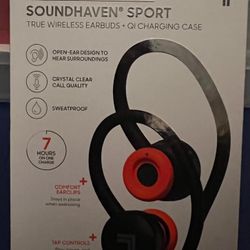Soundhaven Sport - True Wireless Earbuds- QI Charging Case