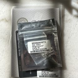 MAKE OFFER- 0.5 CT Moissanite earings 