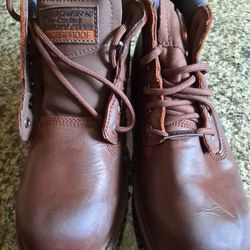 SKECHERS. WATERPROOF. air-cooled MEMORY FOAM. 10.5 BROWN 