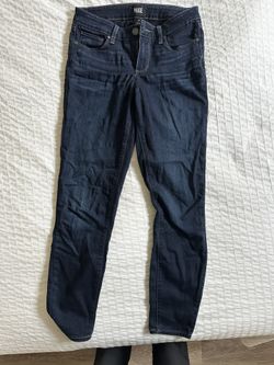 Paige Denim Jeans Slightly Cropped Size 25