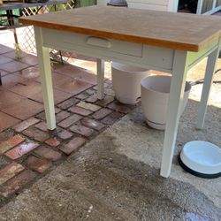 1970’s Farm House Dining Table. 