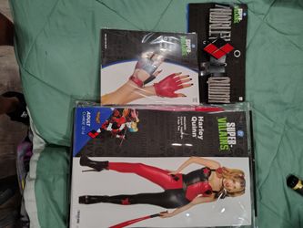 Harley Quinn Adult Costume Set Size Large