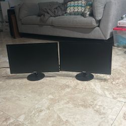 2x Asus Monitors