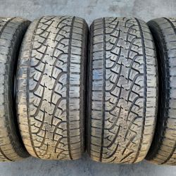 275-50-20 Pirelli Scorpion 85% Tire Tread Set Of 4