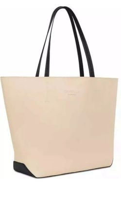 New Calvin Klein Tote Bag 18”x13” Light Tan