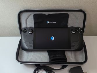 Steam Deck 512GB LCD - 99% Battery - Charger + Case