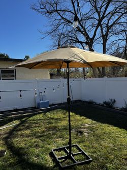 Patio Umbrella With stand 