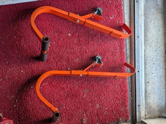 Ladder roof hook stabilizer