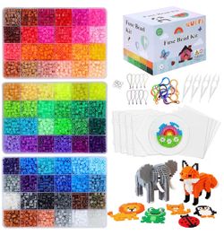 Fuse bead kit kids school children arts craft toys
