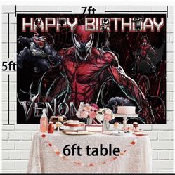 Venom birthday Backdrop