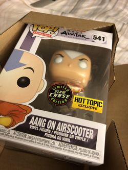 Funko Pop Vinyl - Avatar The Last Airbender - Aang on Airscooter 🌪 🌊💨 (GITD LIMITED CHASE EDITION)