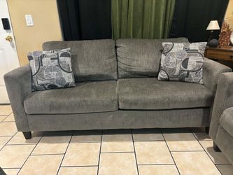Grey couches