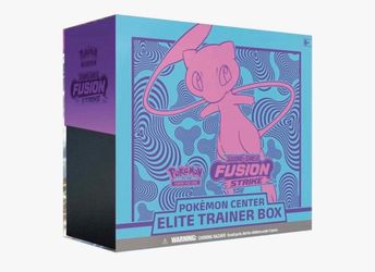 Fusion Strike Pokemon Center Sword and Shield Elite Trainer Box PC ETB Sealed