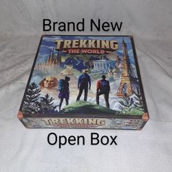 Brand New Open Box Trekking The World Board Game (Is Complete Nothing Missing)