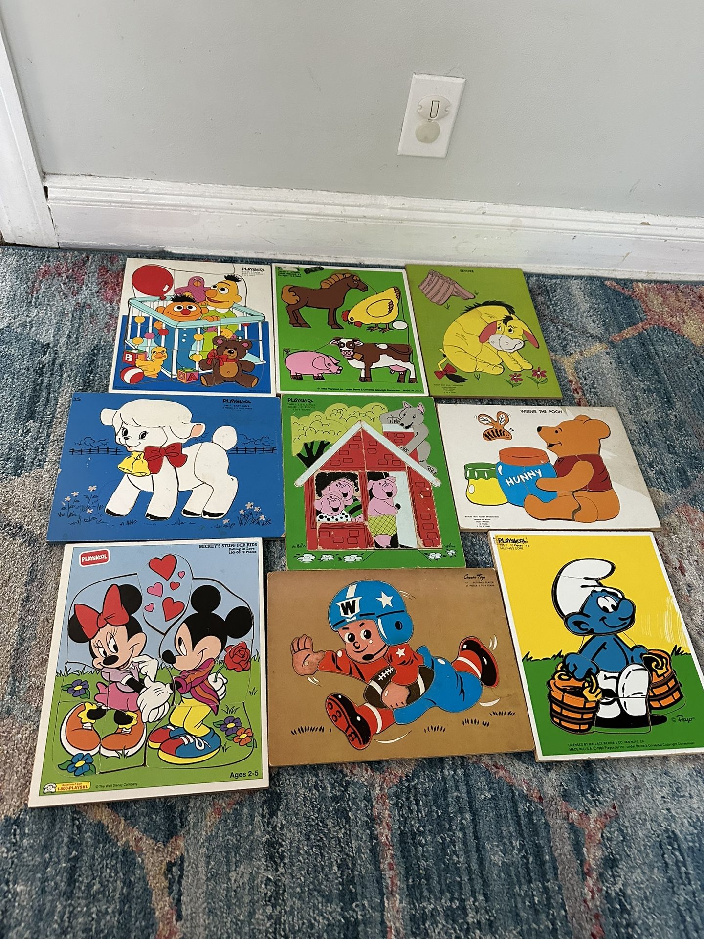 Vintage Playskool Puzzles