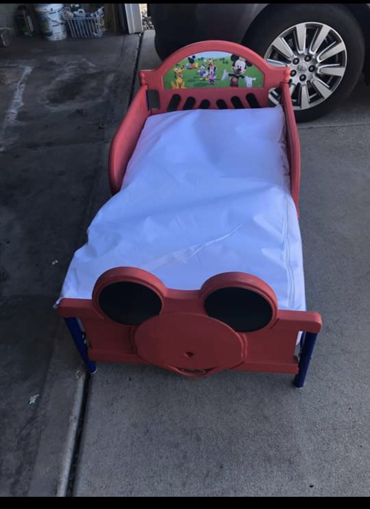 Mickey Mouse toddler bed