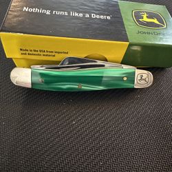 Case John Deere Medium Stockman W/ Sheath