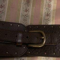 Vintage 2980s Leather Belt