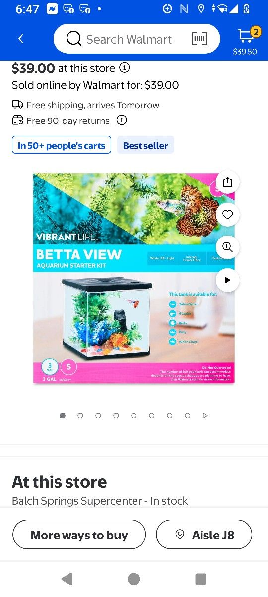 Starter Beta Aquarium New !!!