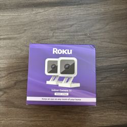 Roku Indoor Camera for Home Security, 2-Pack