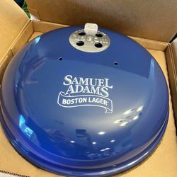 Rare 18” NIB Weber Original Kettle Blue Sam Adams