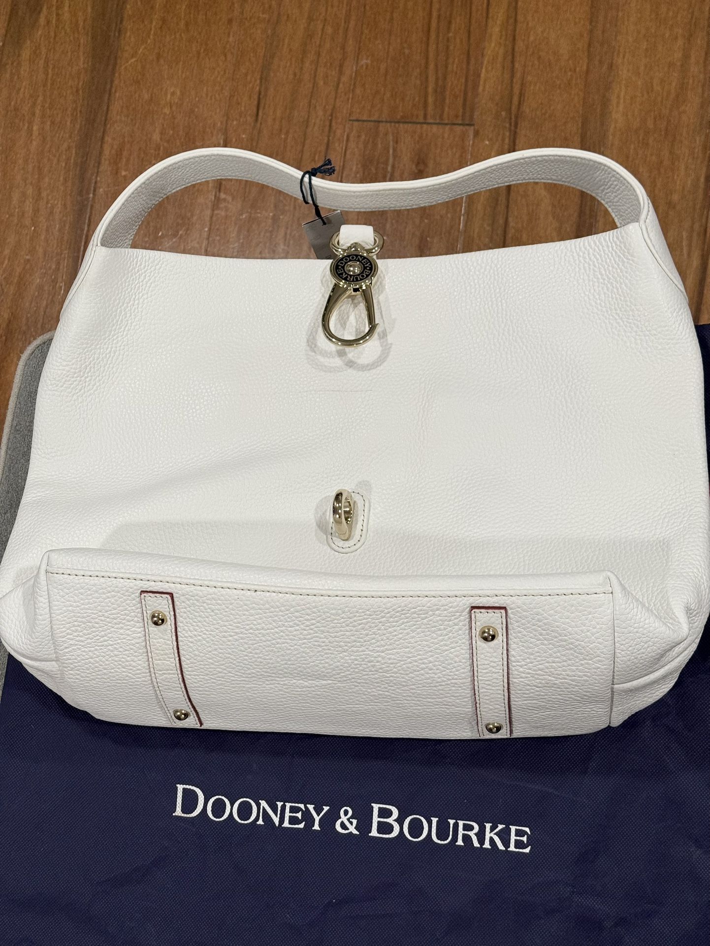 Dooney And Bourke Sac Tote Shoulder Bag White Leather