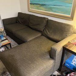Sectional Sofa (Crate and Barrel) 