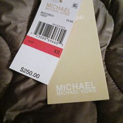 Michael Kors Olive Green Winter Jacket 