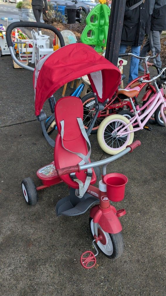Radio Flyer Push Tricycle Trike