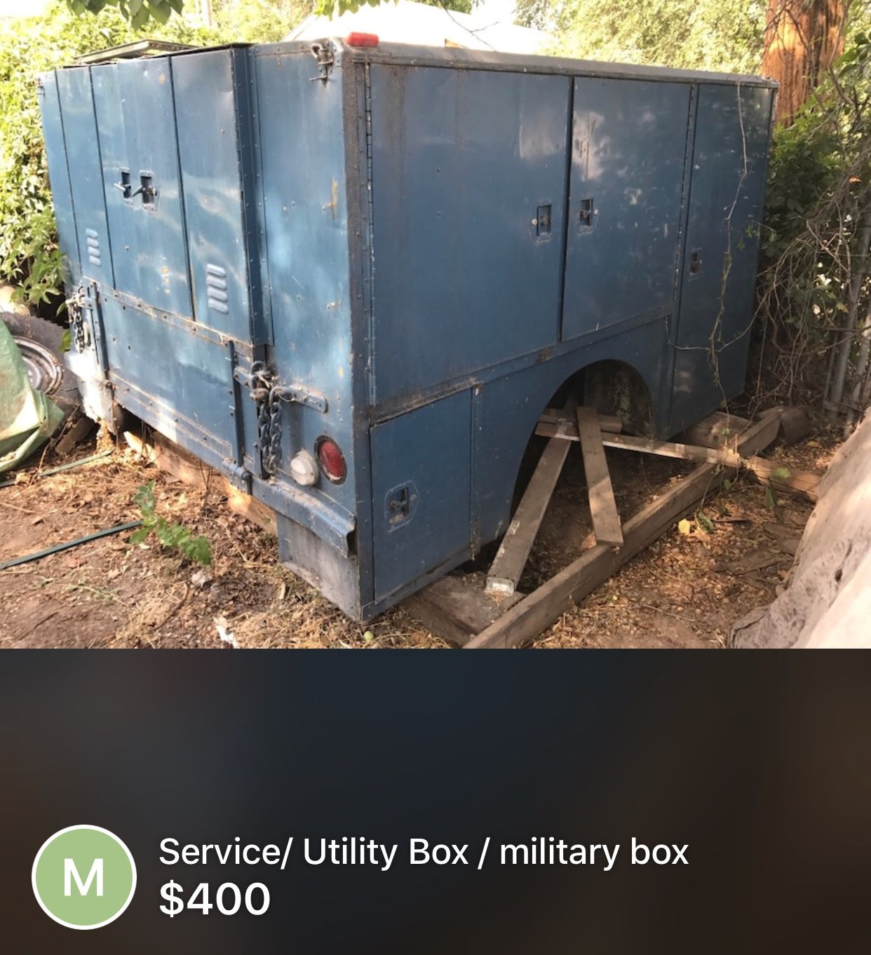 Military Service box, utility box, aluminum construction