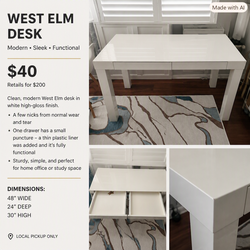 West Elm Office Desk
