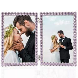 Lawrence Frames
Metal Sparkle Double Frame, 4" x 6"