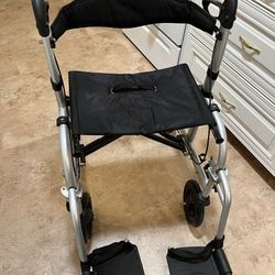 Walker Rollator Wheelchair Combo