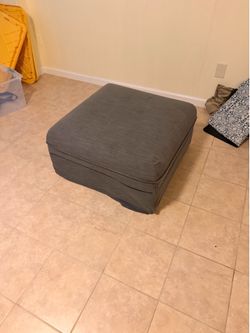 IKEA Storage Ottoman – Gray