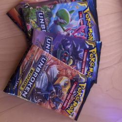 Pokemon Unbroken Bonds Packs (4)