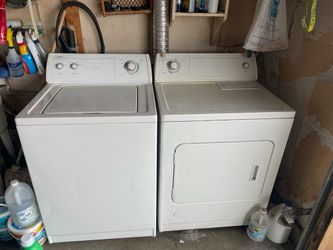 Washer and Dryer. They work perfect.