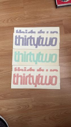 Thirtytwo Snowboard Stickers Set Of 5