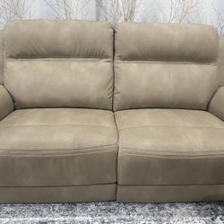 Leather Sofa Power Recliner