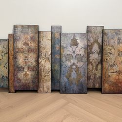 3D Art On Wood Paneling