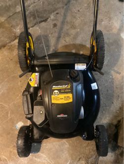 MasterCut 21-inch 3-in-1 high-wheeler walk-behind lawn mower