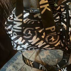 Pink Logo Bag / Hiking Bag / Gym Bag /