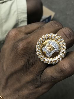 Iced out Jesus Christ ring size 9/10/11